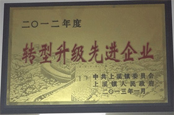 尔友针织-2012年转型升级先进企业