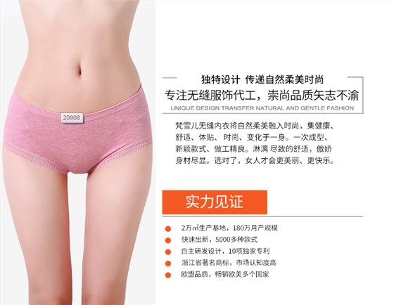 女士无缝内裤厂家批发