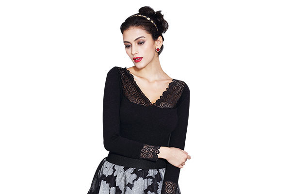 尔友内衣厂揭秘节日送MM蕾丝打底衫有讲究-图1