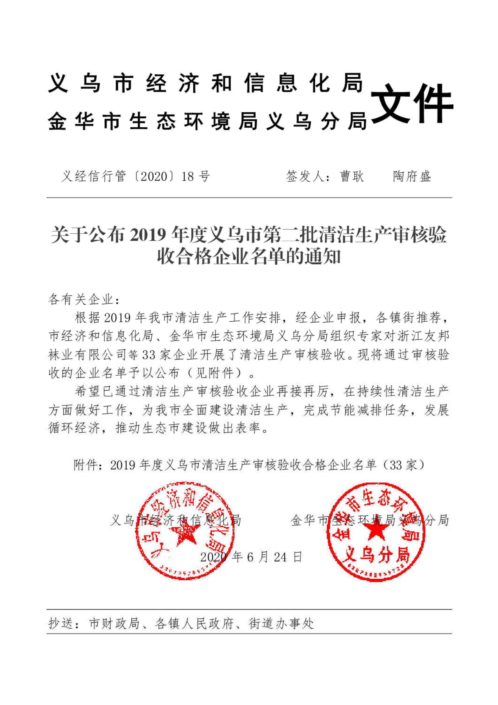 尔友针织清洁生产