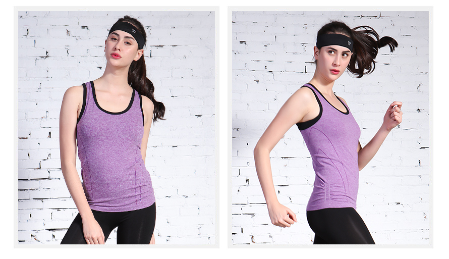 尔友针织无缝内衣厂生产加工各类时尚女士运动背心，17年无缝内衣厂家！