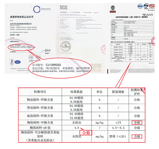 “维秘”内裤甲醛超标 “梵雪儿”内裤安全环保放心穿