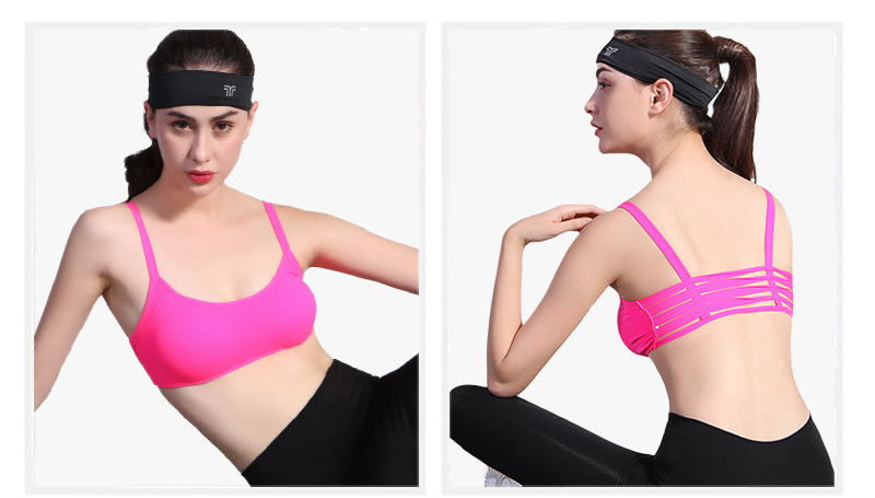 尔友针织生产加工的50082女士内衣，运动文胸高弹细肩带，性感后背设计，真正为爱好运动的你而准备。