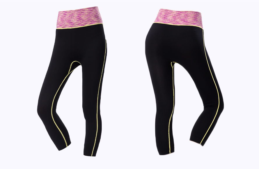 EYL-1003瑜伽服撞色线条设计，让你尽量展示完美自信。