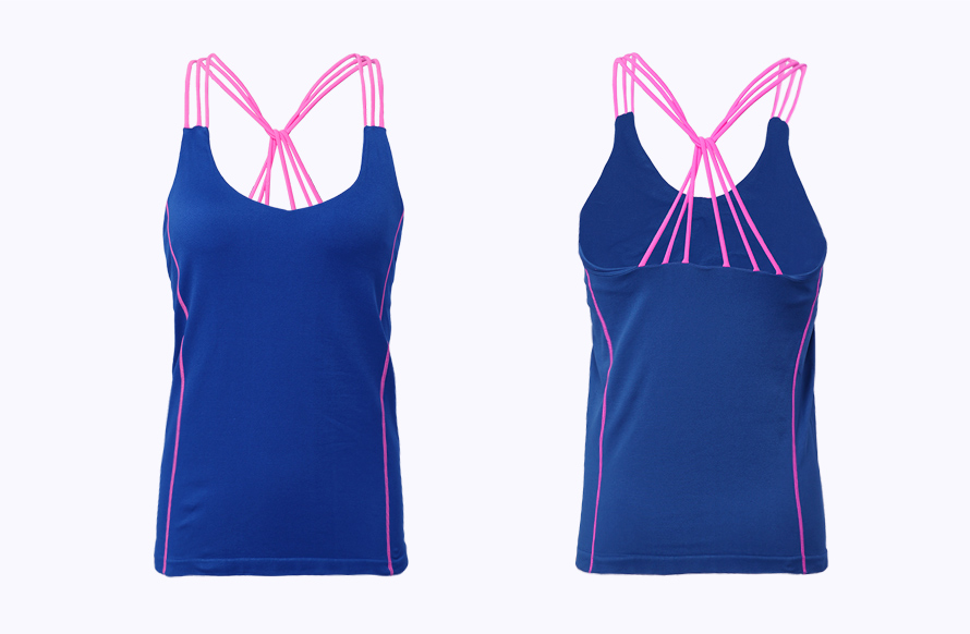 梵雪儿系列女士背心恰到好处的收腰设计，展示您柔美精致的一面。