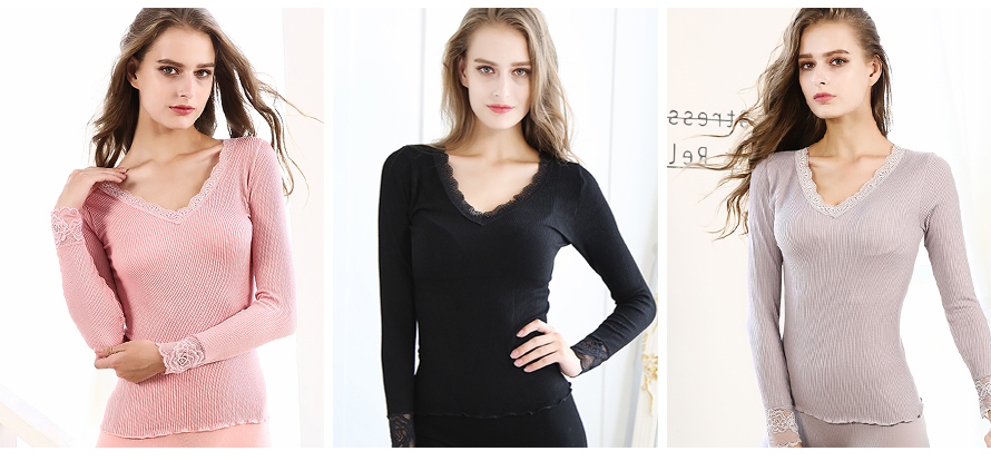 梵雪儿系列6180女士秋冬季打底蕾丝衫多种颜色供你选择，支持打底蕾丝衫现货批发或定制加工！