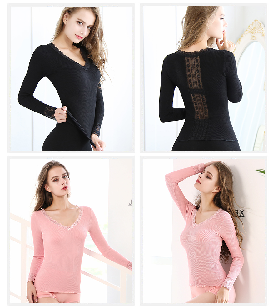  梵雪儿系列6180女士秋冬季打底蕾丝衫集时尚和美一身，让你自信瞬间爆棚！