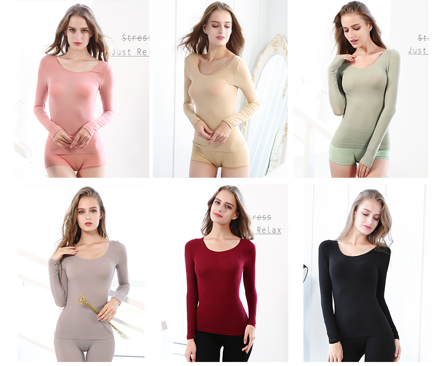 尔友针织无缝内衣厂自主研发的9944A女士打底衫多款多色供你选择！