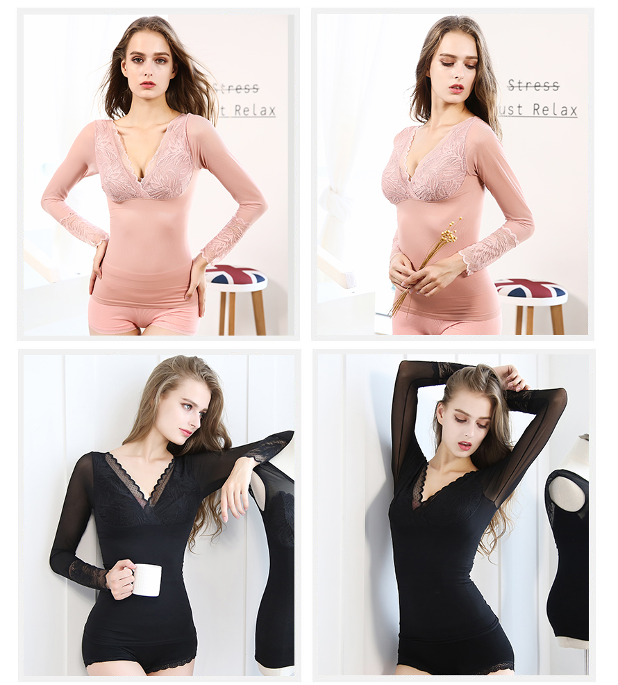 “梵雪儿”系列蕾丝衫,女士打底衫让你穿出苗条身材！